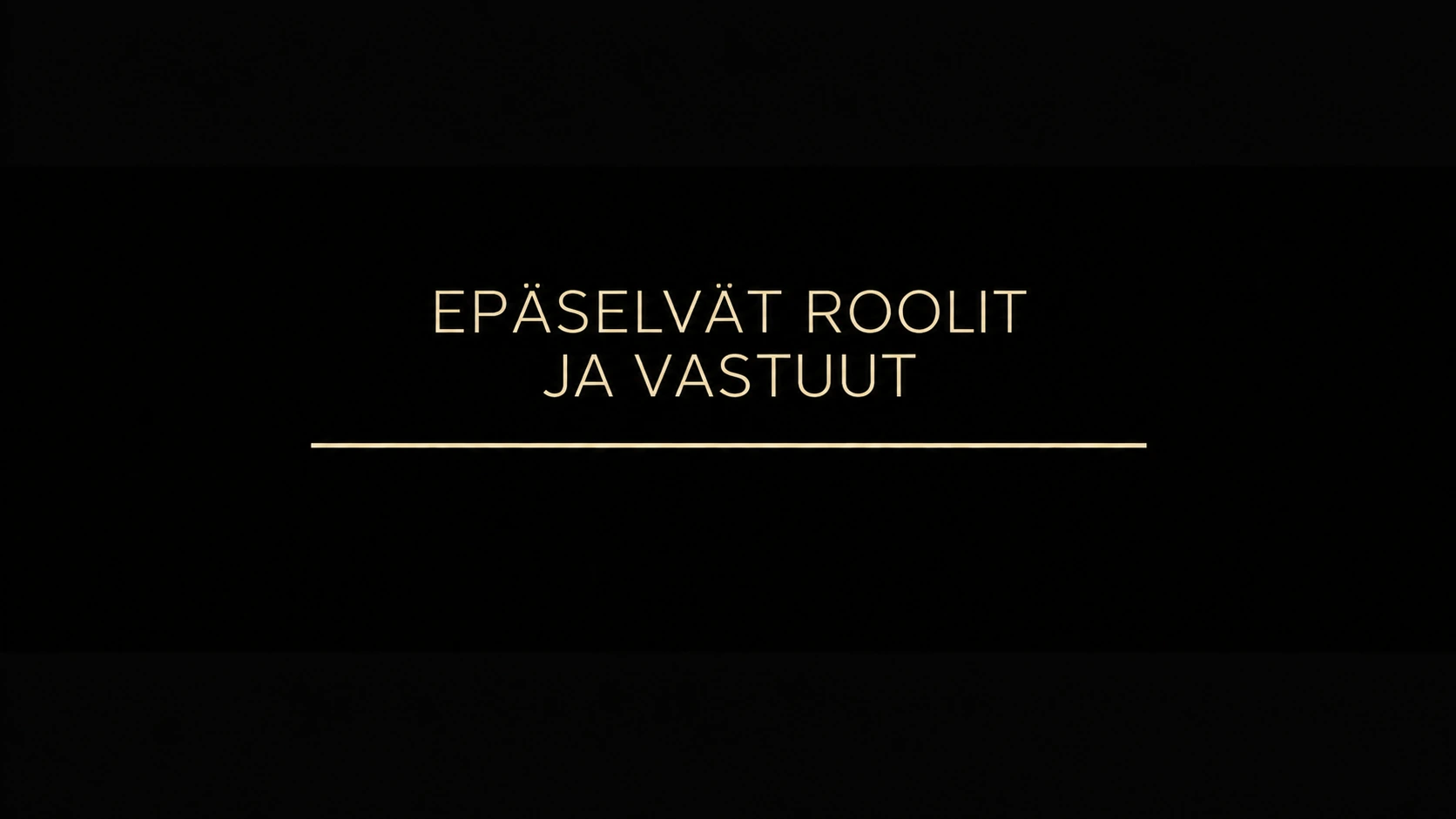 Epäselvät roolit ja vastuut pysäyttävät työn päätöksen ja vastuun väliseen katkokseen
